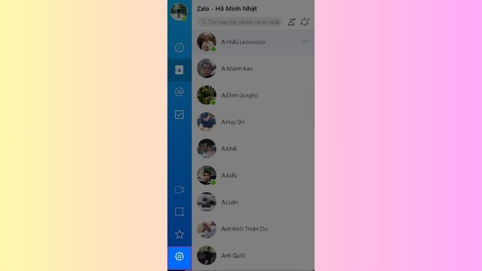 Hướng dẫn cách cập nhật Zalo trên PC - bước 1