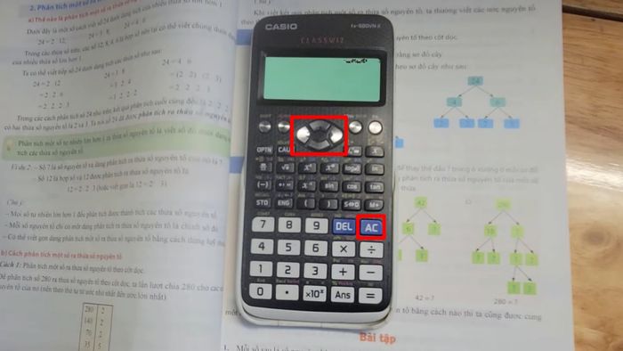 Hướng dẫn cách chơi trò rắn săn mồi trên máy tính Casio 580 – Bước 3 (Hình minh họa)