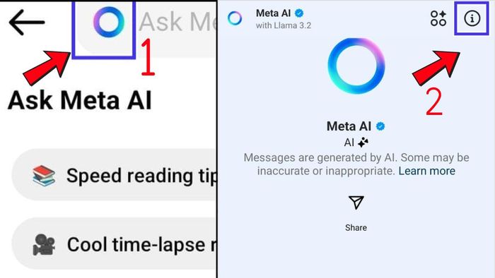 Hướng dẫn cách tắt Meta AI trên Instagram - bước 2