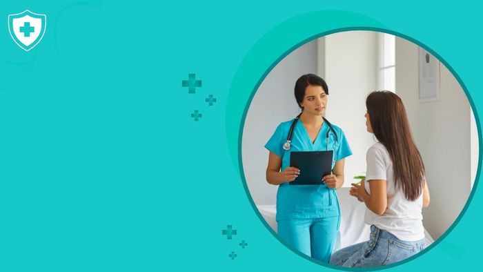 Hình nền Powerpoint y tế với chủ đề chăm sóc sức khoẻ cho bệnh nhân