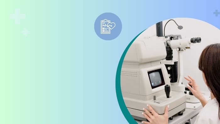 Mẫu hình nền Powerpoint y tế cho thuyết trình chuyên môn liên quan đến máy móc y tế