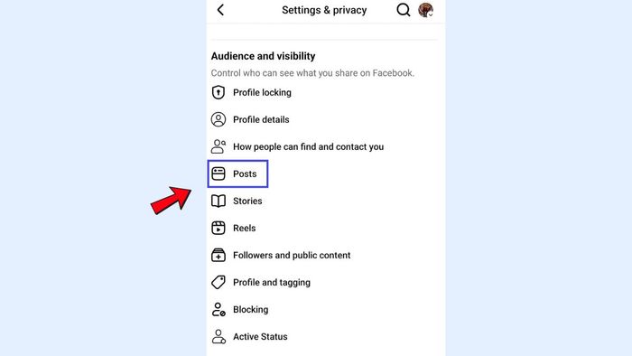 Hướng dẫn cách tắt Meta AI trên Facebook - Bước 3
