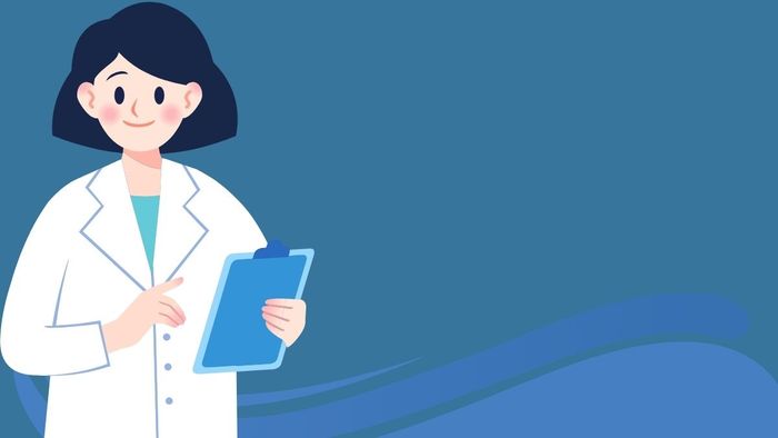 Hình nền Powerpoint y tế với chủ đề bác sĩ đơn giản