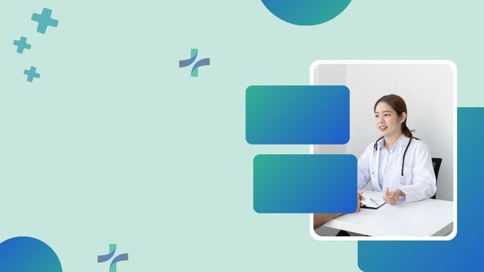 Mẫu hình nền Powerpoint y tế cho bài thuyết trình chuyên môn đơn giản nhưng hiệu quả