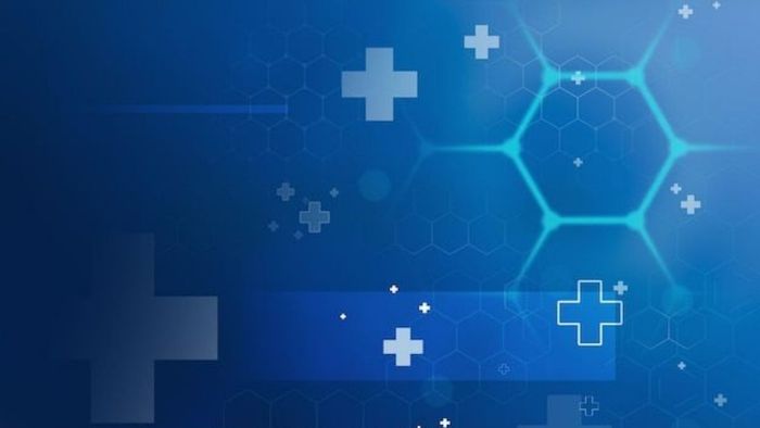 Hình nền Powerpoint y tế với biểu tượng y khoa đặc trưng