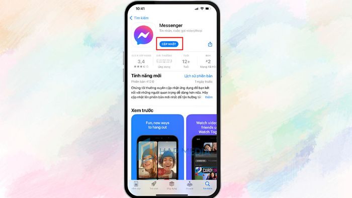 cách gửi video qua Messenger không bị mờ - Cập nhật phiên bản Messenger mới nhất