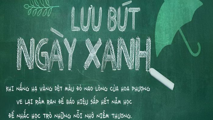 Trang trí bảng tổng kết năm học bằng phấn theo cách đơn giản