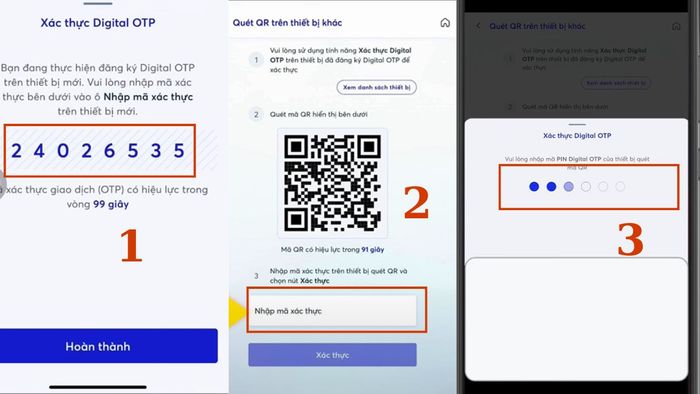 Hướng dẫn đăng ký OTP MBBank trên thiết bị mới bước 3 (Hình minh họa)