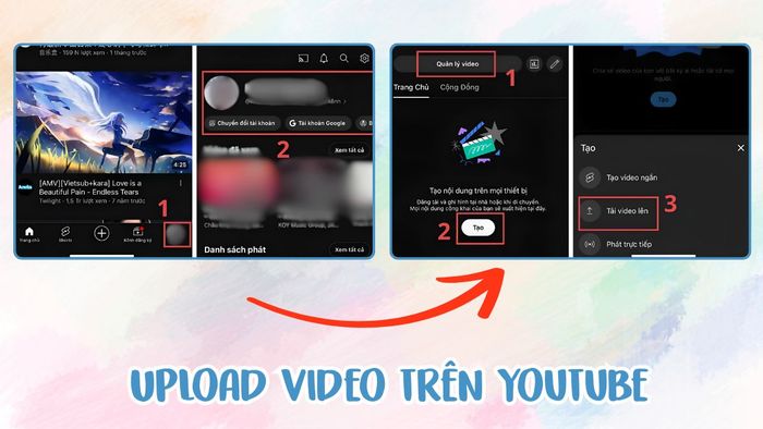 cách gửi video qua Messenger không bị mờ - Upload video lên Youtube