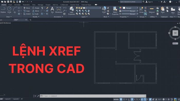 Tìm hiểu tổng quan về lệnh Xref trong CAD
