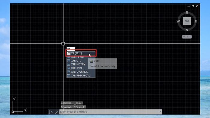 Tạo Xref trong AutoCAD