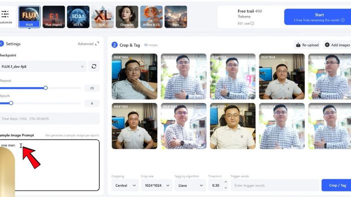 Hướng dẫn bước 1 sử dụng Shakker AI Generator