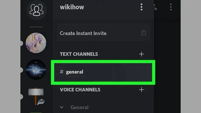 Hướng dẫn xóa tin nhắn Discord trong kênh - bước 1.2