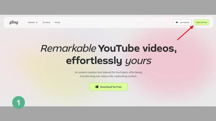 Hướng dẫn sử dụng Gling AI chỉnh sửa video bằng AI – Bước 1