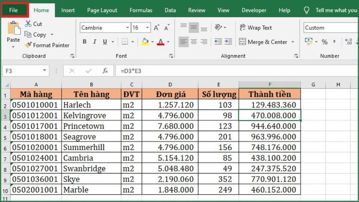 Cách xử lý ô Excel có dấu xanh ở góc – bước 1