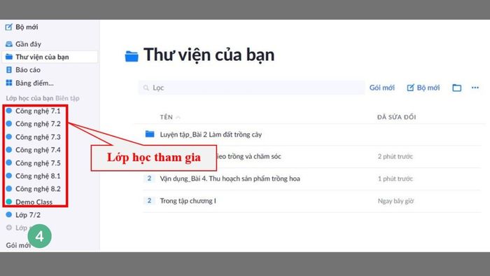 Hướng dẫn sử dụng phần mềm Plickers, bước 4