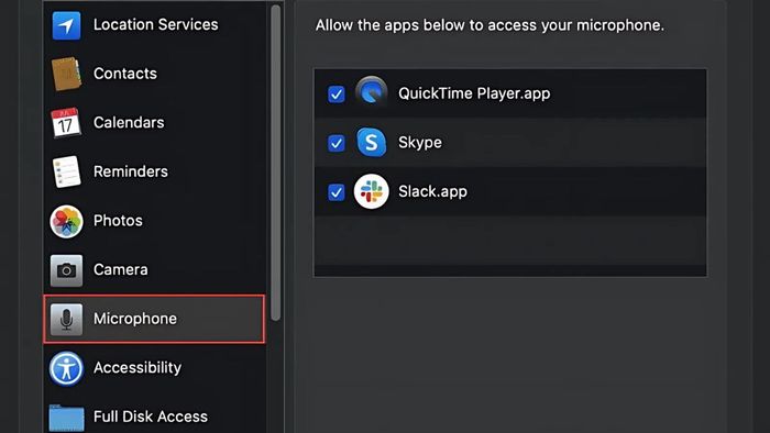 Hướng dẫn cấp quyền cho Messenger sử dụng micro trên máy tính với MacOS - Bước 3