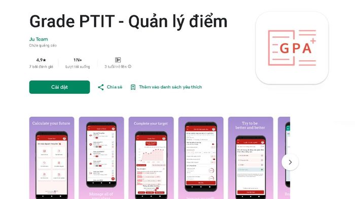 Grade PTIT – công cụ tối ưu tính GPA hệ 4
