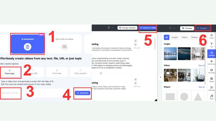 Hướng dẫn sử dụng Elai io để tạo video AI tự động từ AI Storyboard