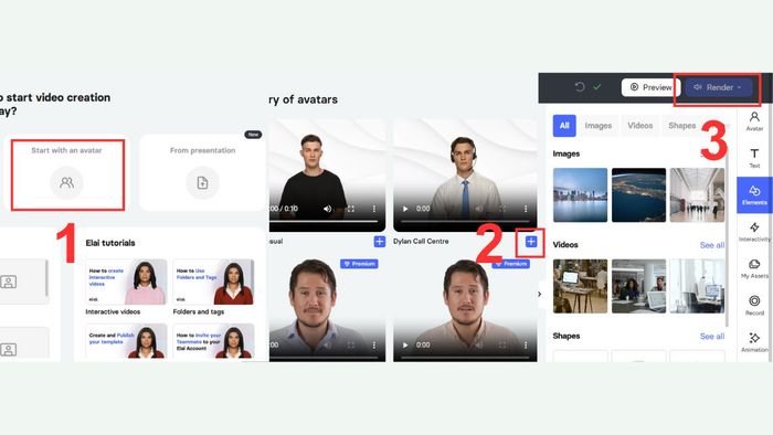Hướng dẫn sử dụng Elai io để tạo video AI tự động với avatar AI