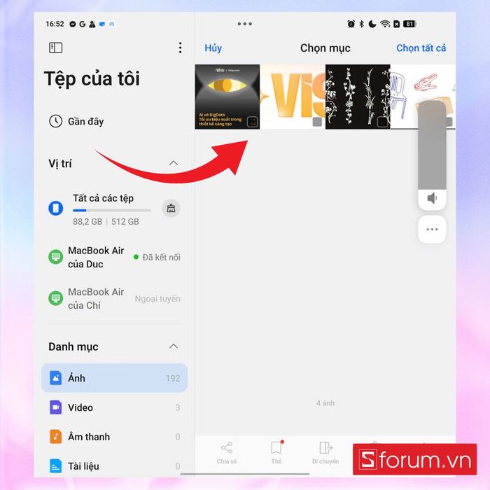 Hướng dẫn quản lý tệp MacBook từ xa trên OPPO Find N5 chỉ trong vài phút – bước 11