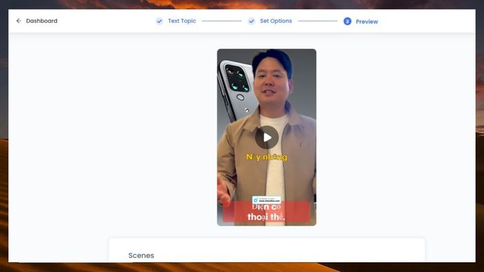 Hướng dẫn sử dụng DeepBrain AI tạo video từ văn bản - Bước 3