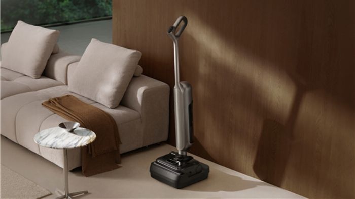Mijia 4 Max tích hợp tay lau sát cạnh phun nước – Live Water Edge-Cleaning Arm – với thiết kế đã được cấp bằng sáng chế