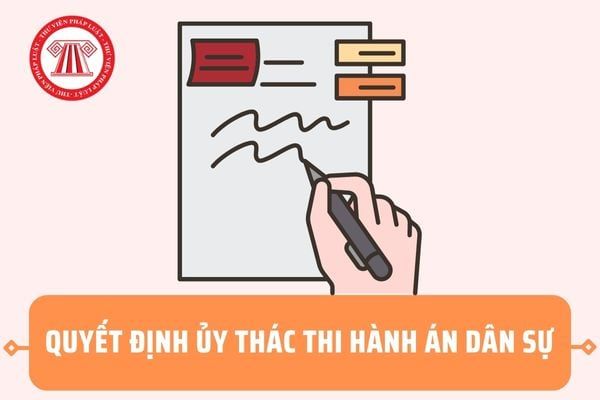 Quyết định ủy thác thi hành án dân sự A11-THADS, được ban hành kèm theo Thông tư 04/2023/TT-BTP, có nội dung như thế nào?