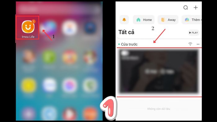 Hướng dẫn bật thông báo phát hiện người trên camera Imou - Bước 1