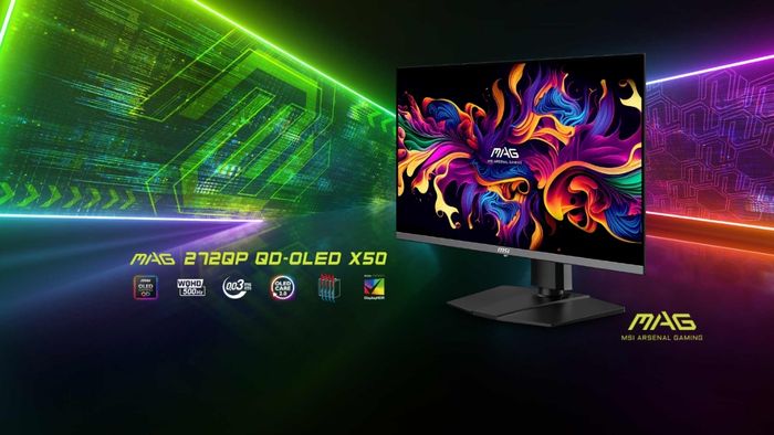 MSI MAG 272QP QD-OLED X50 chính thức ra mắt