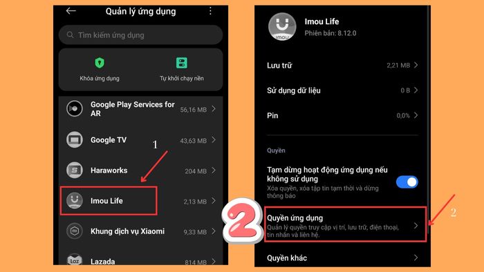 Cách bật thông báo phát hiện người trên camera Imou và xử lý lỗi – Bước 2