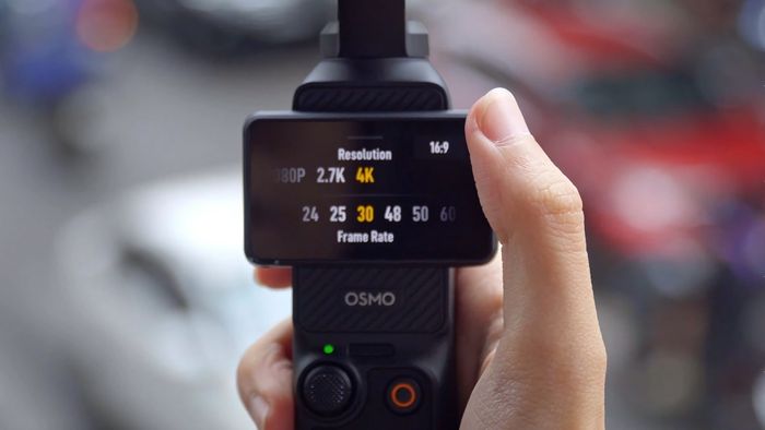 Hướng dẫn sử dụng Osmo Pocket để điều chỉnh độ phân giải đúng cách