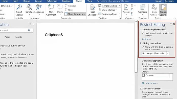 Cách khắc phục lỗi Word không gõ được chữ cách 5 bước 2
