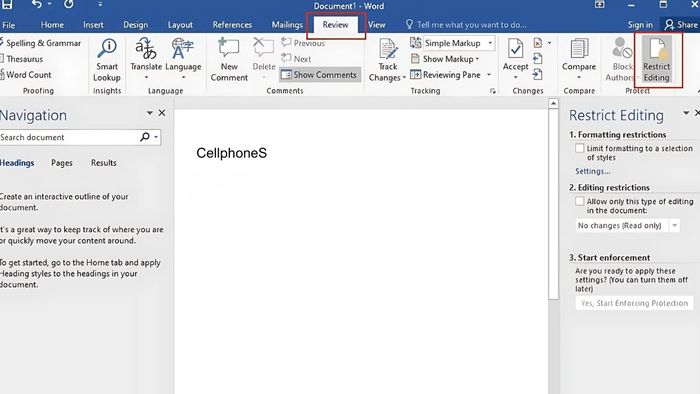 Cách khắc phục lỗi Word không gõ được chữ cách 5 bước 1