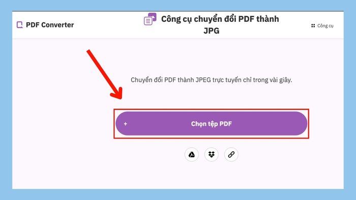 Cách chụp màn hình Excel gửi Zalo bằng PDF Converter - bước 2