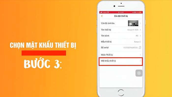 Hướng dẫn đổi mật khẩu camera Imou trên điện thoại - bước 3