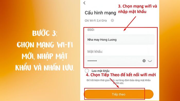 Hướng dẫn đổi mật khẩu Wi-Fi cho camera Imou - bước 3