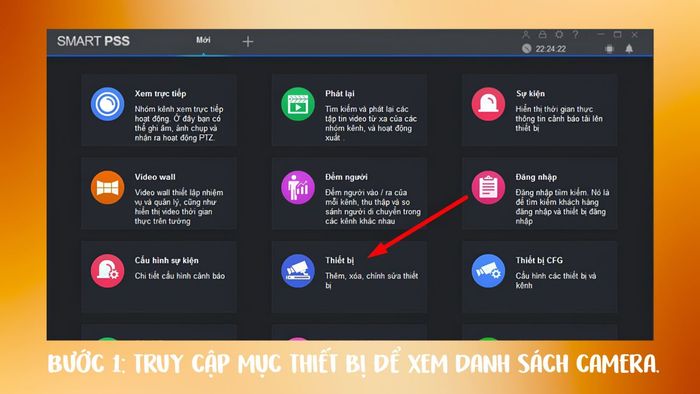 Hướng dẫn đổi mật khẩu camera Imou trên máy tính - bước 1