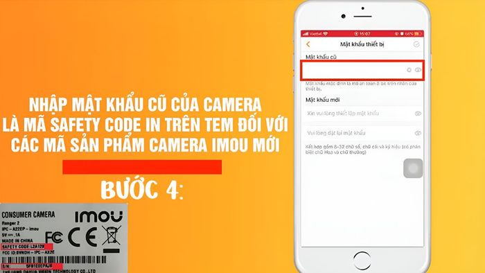 Hướng dẫn đổi mật khẩu camera Imou trên điện thoại - bước 4