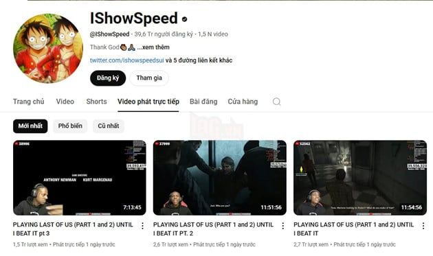IShowSpeed đã thực hiện thử thách livestream suốt 30 giờ để chinh phục hai tựa game đình đám.
