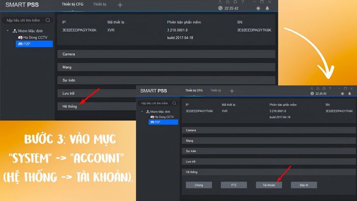 Hướng dẫn đổi mật khẩu camera Imou trên máy tính - bước 3