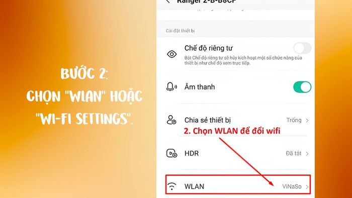 Hướng dẫn đổi mật khẩu Wi-Fi cho camera Imou - bước 2