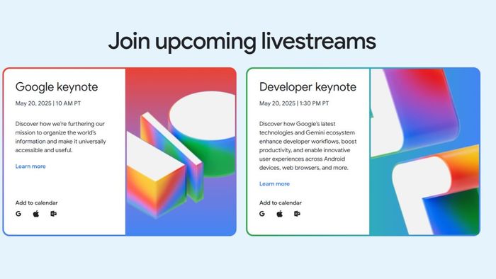 Xem trực tiếp sự kiện Google I/O 2025 - 3