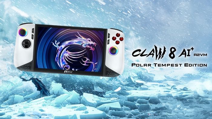 MSI ra mắt phiên bản Claw 8 AI+ Polar Tempest