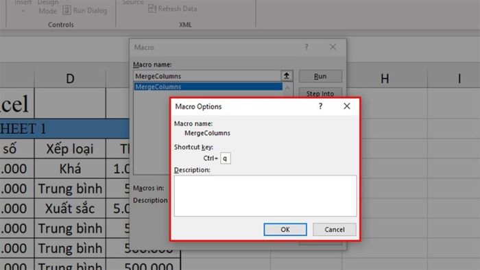 2 phương pháp tạo phím tắt gộp ô trong Excel đơn giản 7