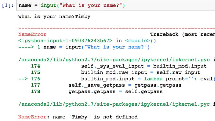 Những mã lỗi ngoại lệ thường gặp trong Python