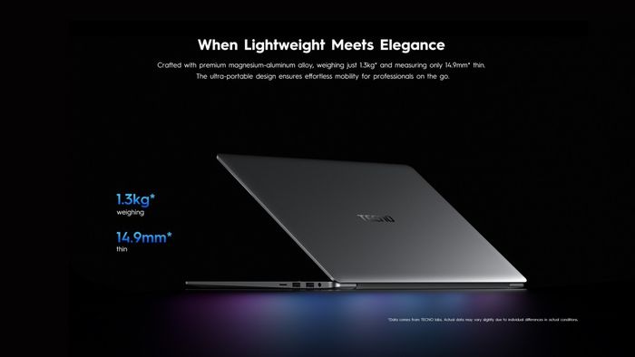 Chiếc laptop mới từ Tecno sở hữu cấu hình cực kỳ mạnh mẽ