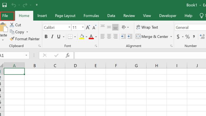 Hướng dẫn thay đổi đơn vị đo trong Excel sang cm 1