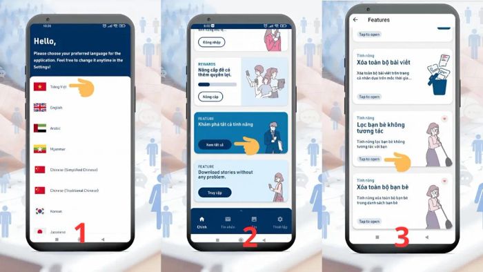 Hướng dẫn cách hủy kết bạn trên Facebook bằng Monokai Toolkit - bước 1