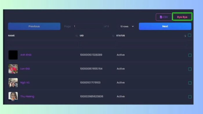 Hướng dẫn sử dụng phần mềm Multiple Tools để hủy kết bạn trên Facebook - bước 4